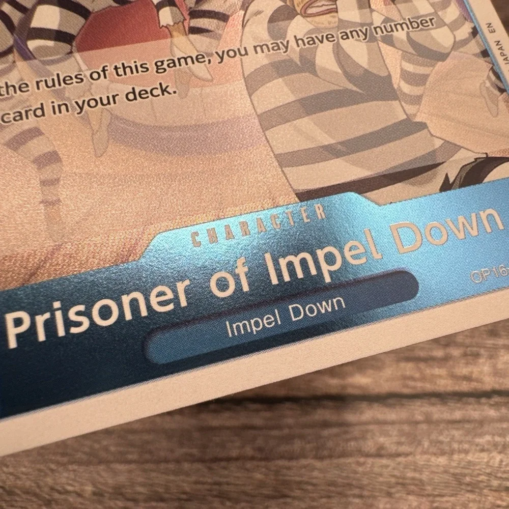Prisoner of Impel Down OP16-042 R The Time of Battle One Piece Foil